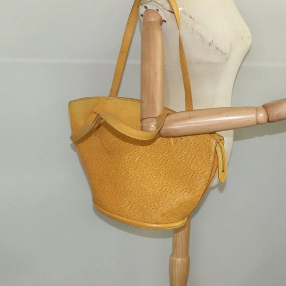 LOUIS VUITTON Epi Saint Jacques Shopping Shoulder Bag Yellow M52269 Auth 106652 - Picture 3 of 16